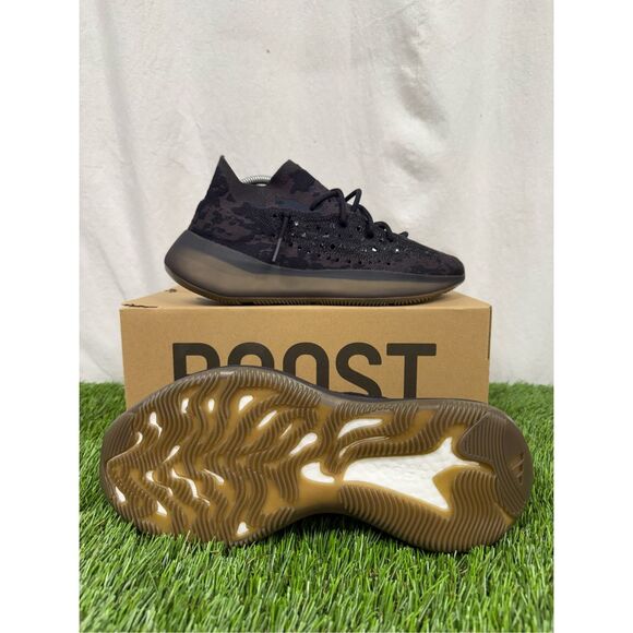 NEW‎ Yeezy Boost 380 Onyx Size Mens Size 10 FZ1270 Non Reflective - Picture 1 of 7